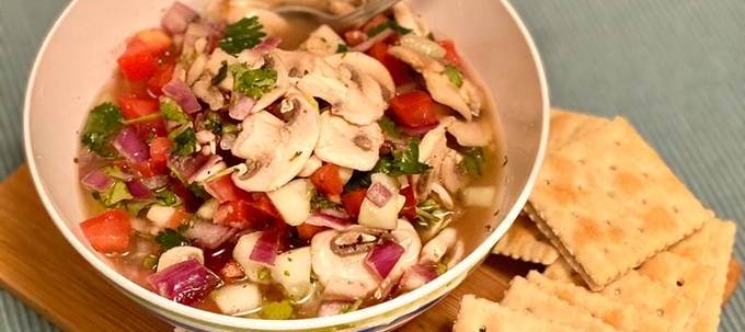Ceviche de Champiñones